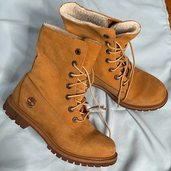 ᴡᴀᴛᴇʀᴘʀᴏᴏꜰ ʙᴏᴏᴛꜱ , ʙʀᴀɴᴅ: ᴛɪᴍʙᴇʀʟᴀɴᴅ ,ꜱɪᴢᴇ  7.5 ᴜꜱ , ᴄᴏʟᴏʀ: ᴡʜᴇᴀᴛ ɴᴜʙᴜᴄᴋ - Picture 3 of 7